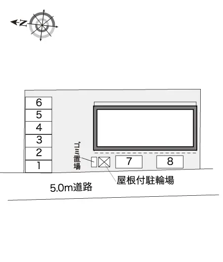 ★手数料０円★天理市富堂町 月極駐車場